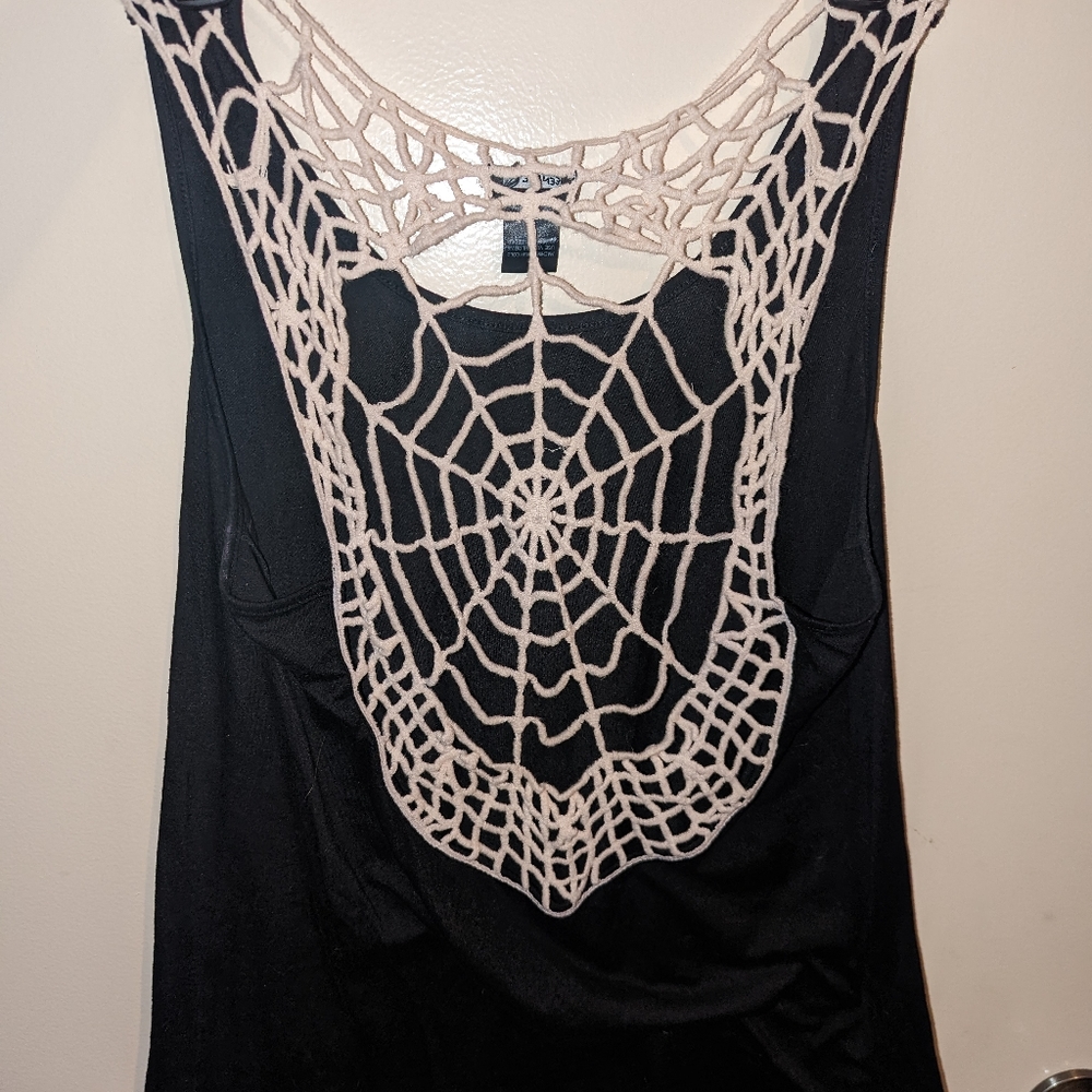 Spider Web Tank Top